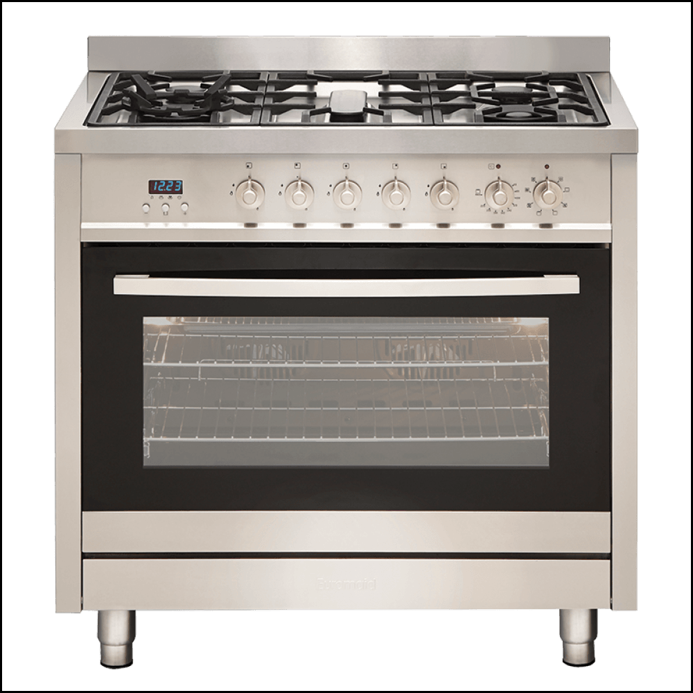 Euromaid Ge9Ss 90Cm Dual Fuel Freestanding Stove Stoves