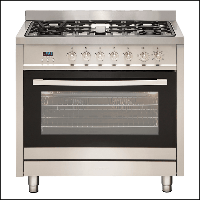 Euromaid Ge9Ss 90Cm Dual Fuel Freestanding Stove Stoves