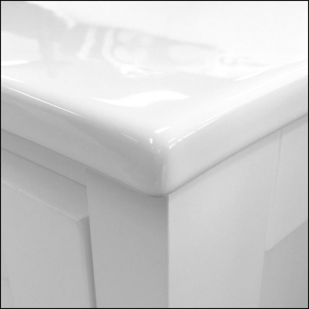 Fienza 1200Mm Tcl120Zk Dolce Fingerpull Vanity On Kickboard Matte White - Special Order Units