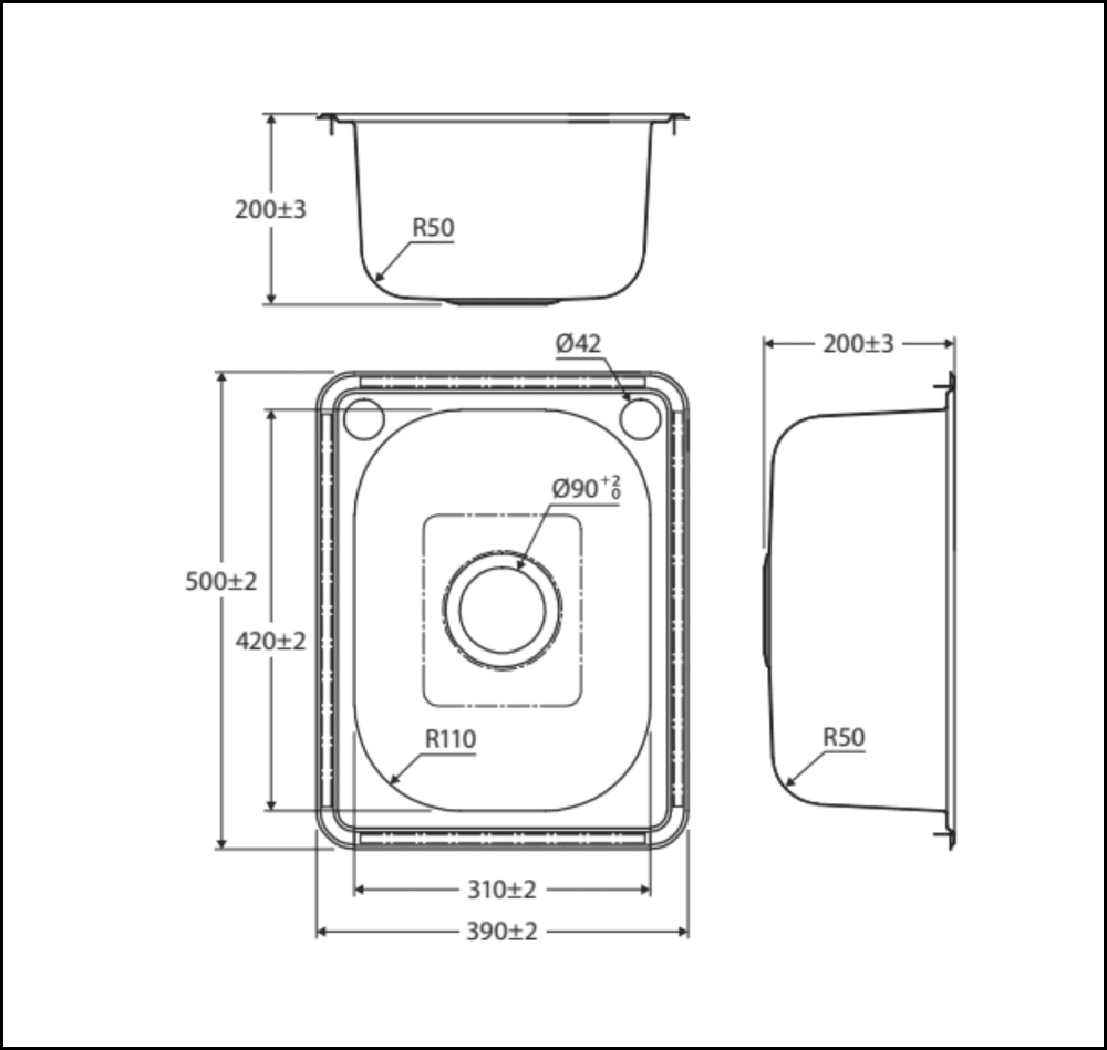 Fienza 22L Compact Laundry Sink 68200 - Special Order Insert Sinks
