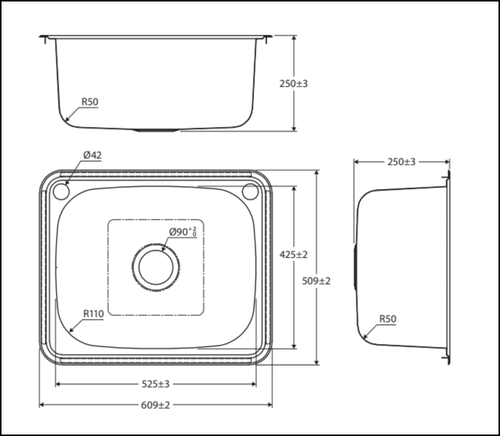 Fienza 50L Classic Laundry Sink 68202 - Special Order Insert Sinks