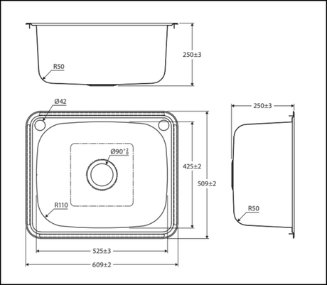 Fienza 50L Classic Laundry Sink 68202 - Special Order Insert Sinks