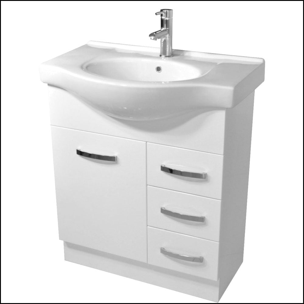 Fienza Antonio 75Ekwr 750Mm White Vanity Unit - Special Order Units