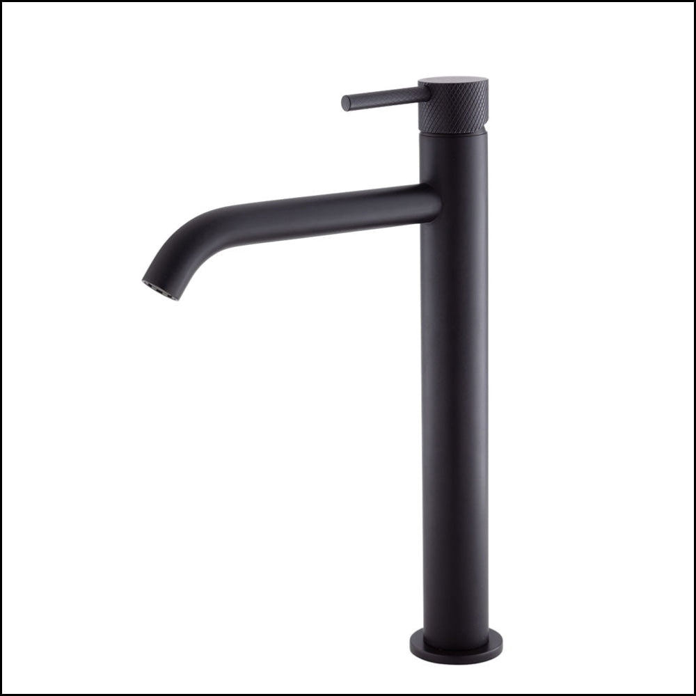Fienza Axle 231107B Matte Black Tall Basin Mixer Mixers