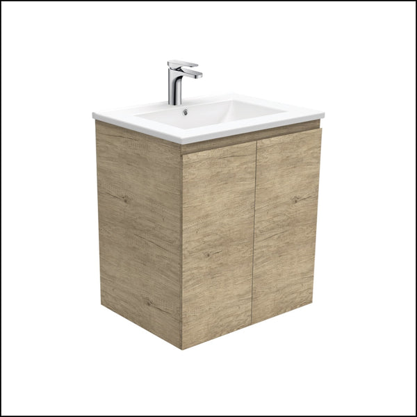 Fienza Dolce Edge Tcl60S 600Mm Scandi Oak Wall Hung Vanity - Special Order Units