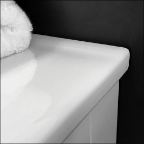 Fienza Dolce Tcl60C Fingerpull 600Mm White Vanity With Kickboard - Special Order Units