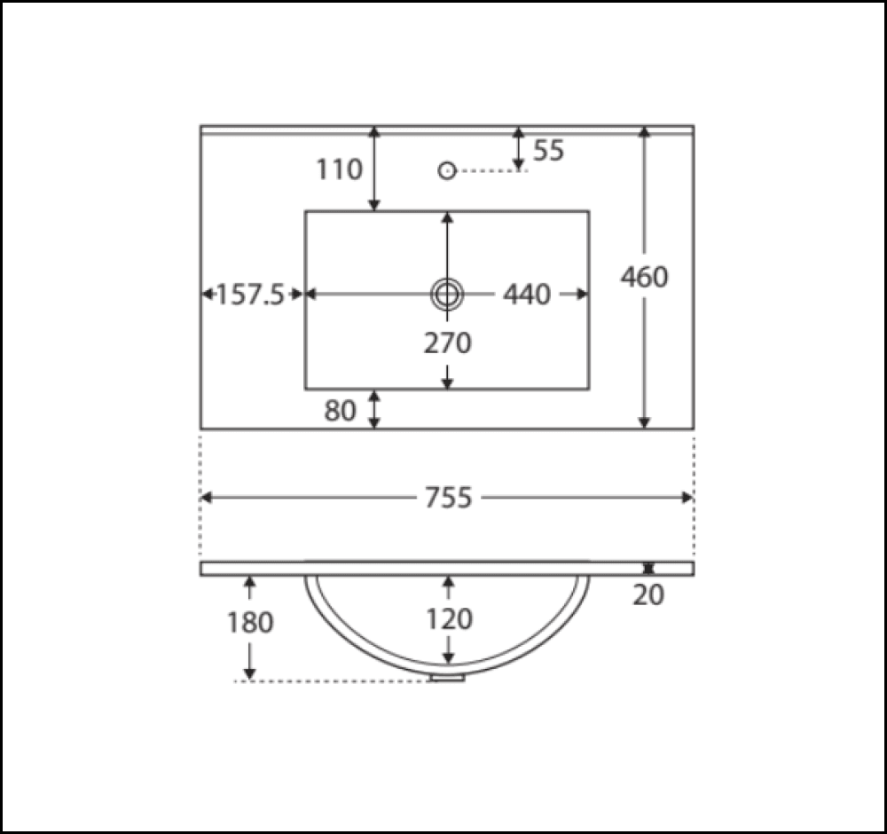 Fienza Dolce Tclb75Sl 750Mm Matte Black Scandi Oak Wall Hung Vanity Left Drawers - Special Order