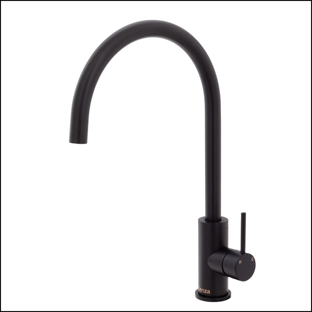 Fienza Kaya 228105B Matte Black Mixer Tap Kitchen Taps