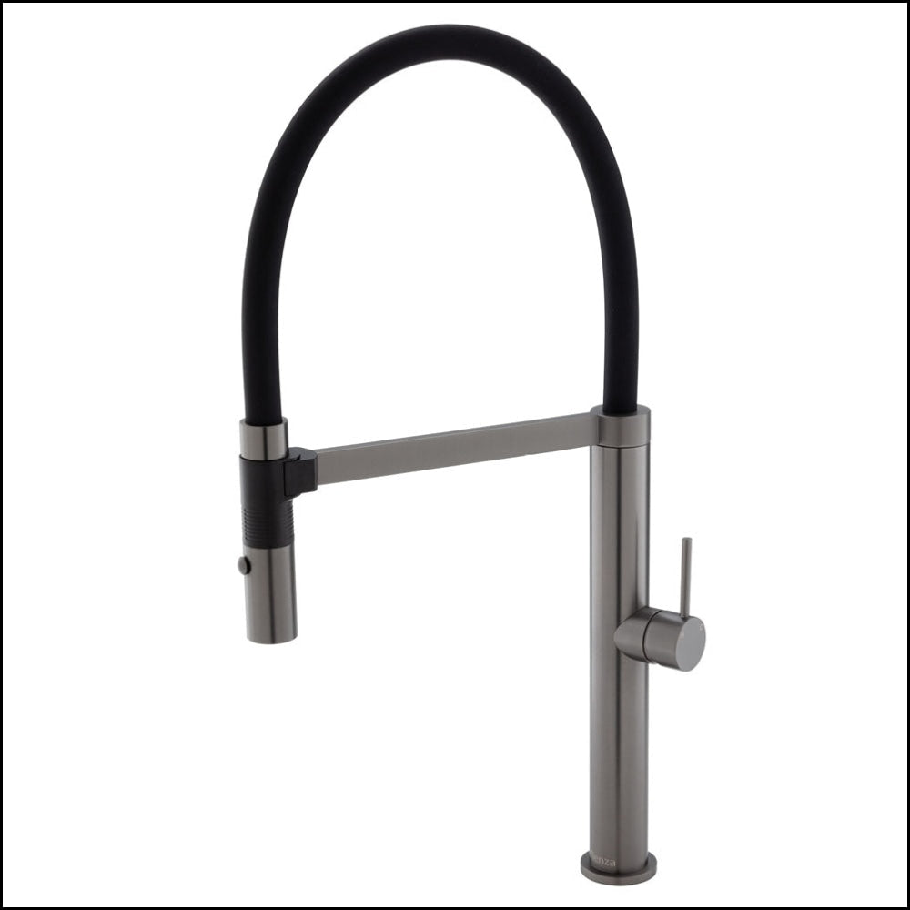 Fienza Kaya 228109Gm Gun Metal Pull Down Mixer Tap Kitchen Taps
