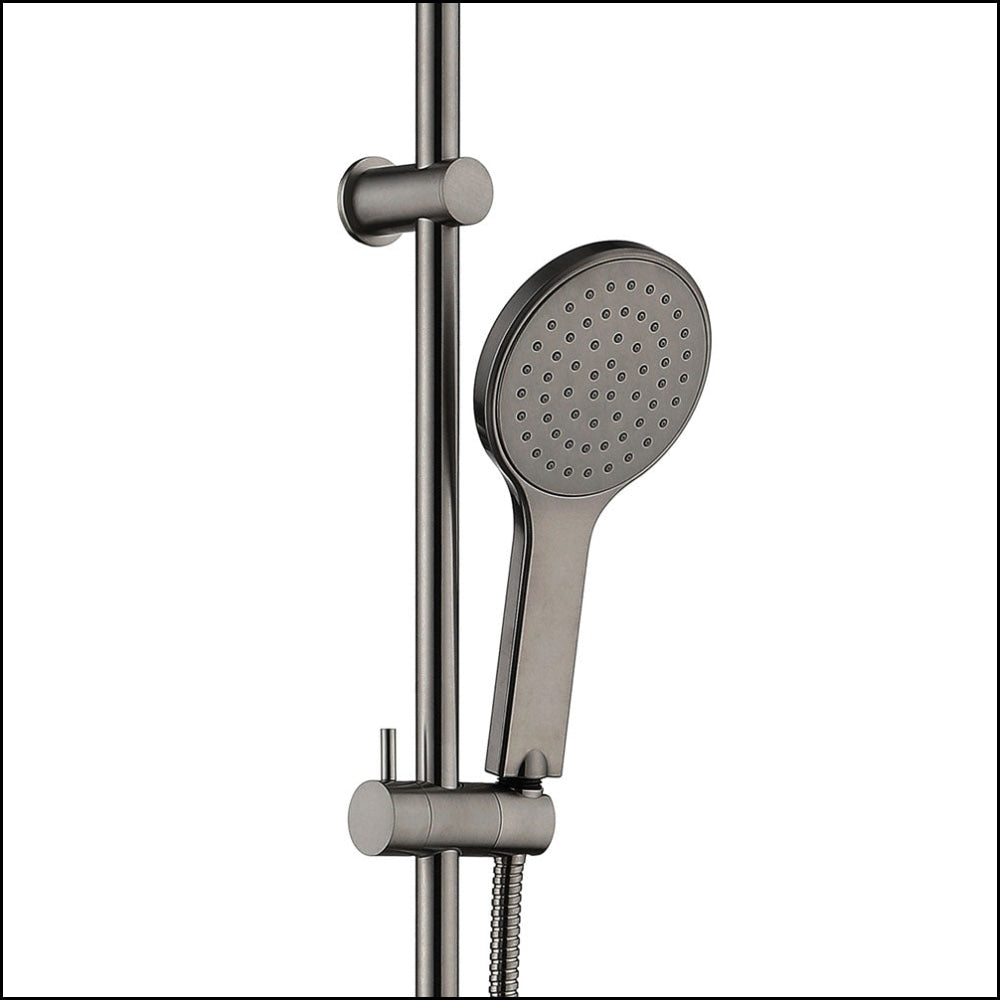 Fienza Kaya Rail Shower Gun Metal 444109Gm Showers