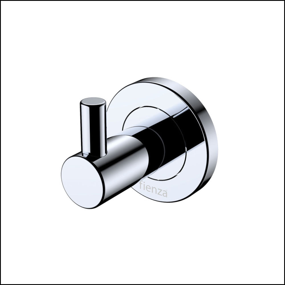 Fienza Kaya Robe Hook Chrome 82804 Bathroom Accessories