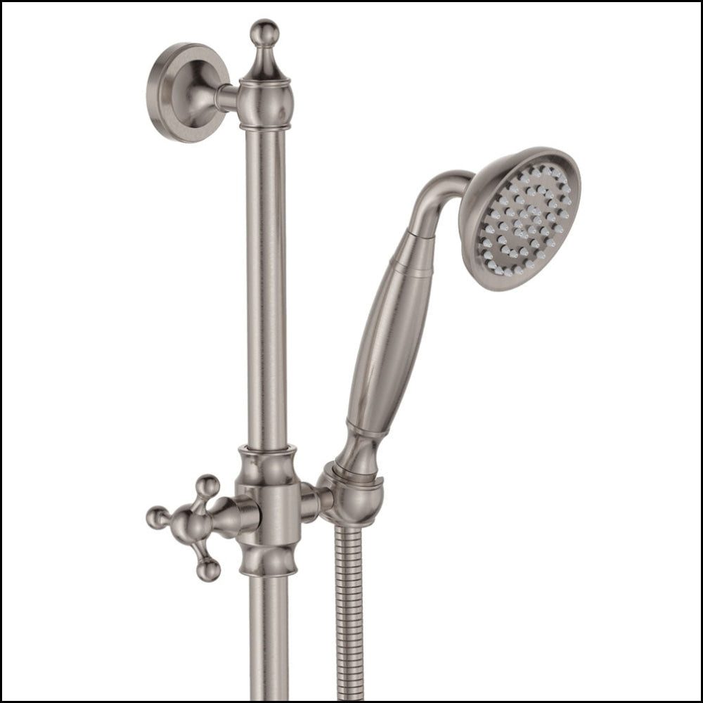 Fienza Lillian Lever Rail Shower Set Brushed Nickel 339103Bn Showers