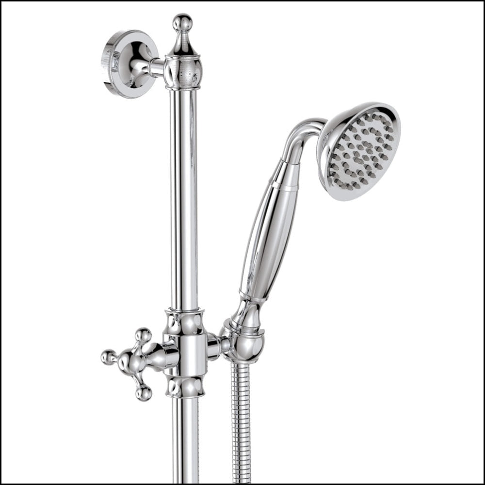 Fienza Lillian Rail Shower Set Chrome 336103 Showers
