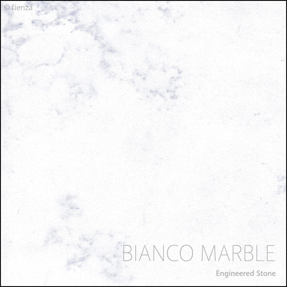 Fienza Sarah 900Mm Si90C Bianco Marble Vanity Unit Fingerpull With Kickboard White - Special Order