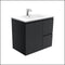Fienza Tcl75Zbr Dolce Black 750Mm Wall Hung Vanity Right Drawers - Special Order Units