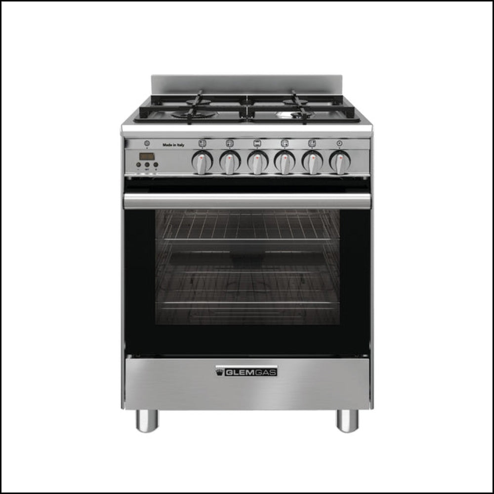 Glem Gb664Gg 60Cm Stainless Steel Italian Made Gas Stove