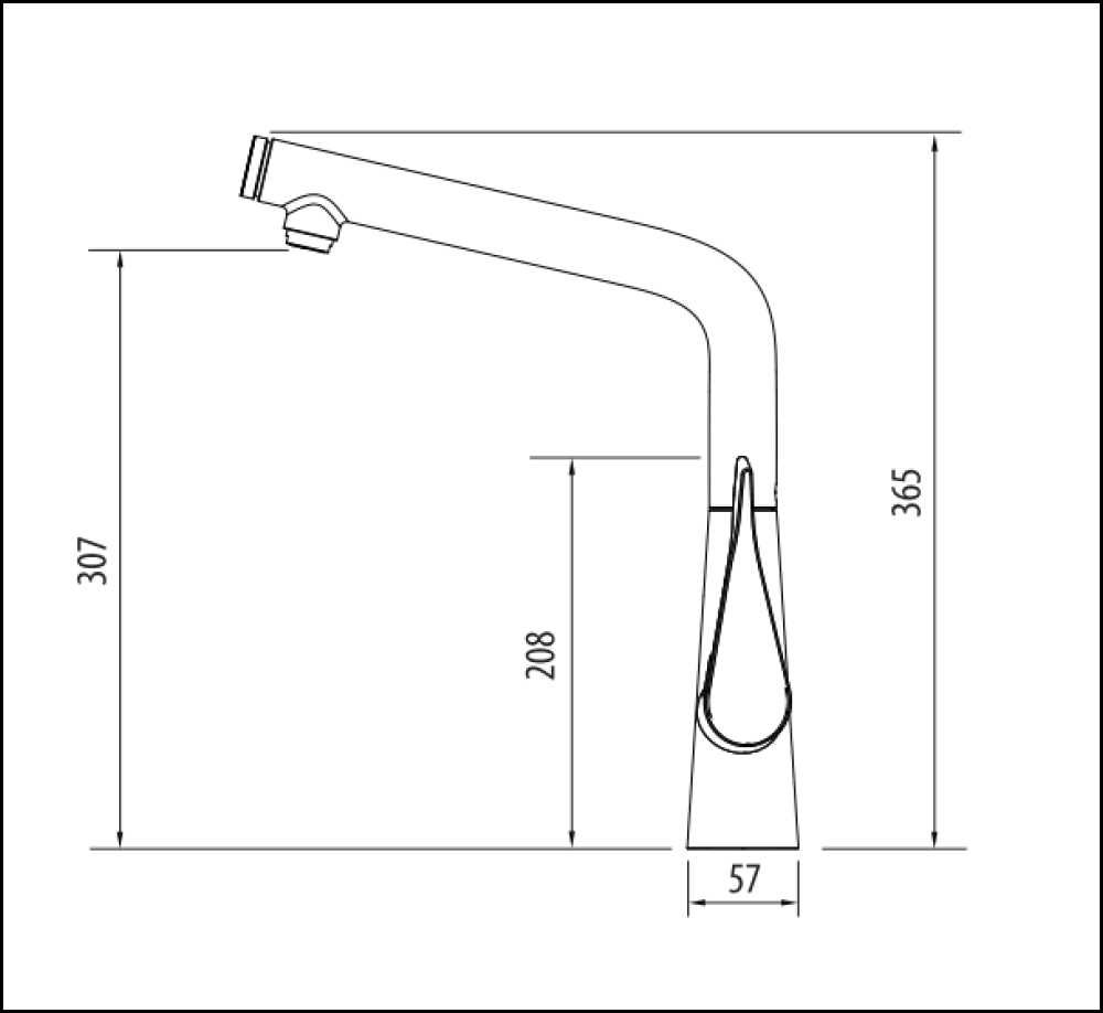 Hansgrohe 14883003 Metris Select 320 Right Angle Kitchen Mixer Tap Taps