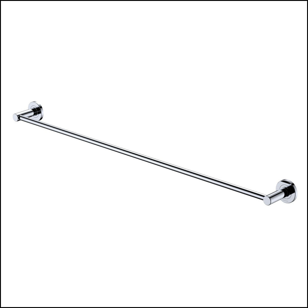 Kaya 900Mm Single Towel Rail Chrome 82801 Bathroom Accessories