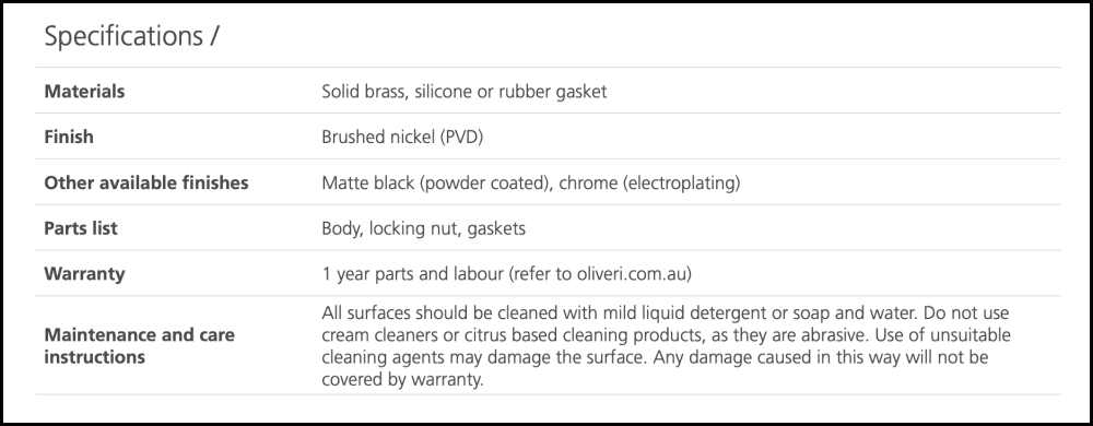 Oliveri Acc706-I-Bn Brushed Nickel Pop-Up Waste With Overflow Basins