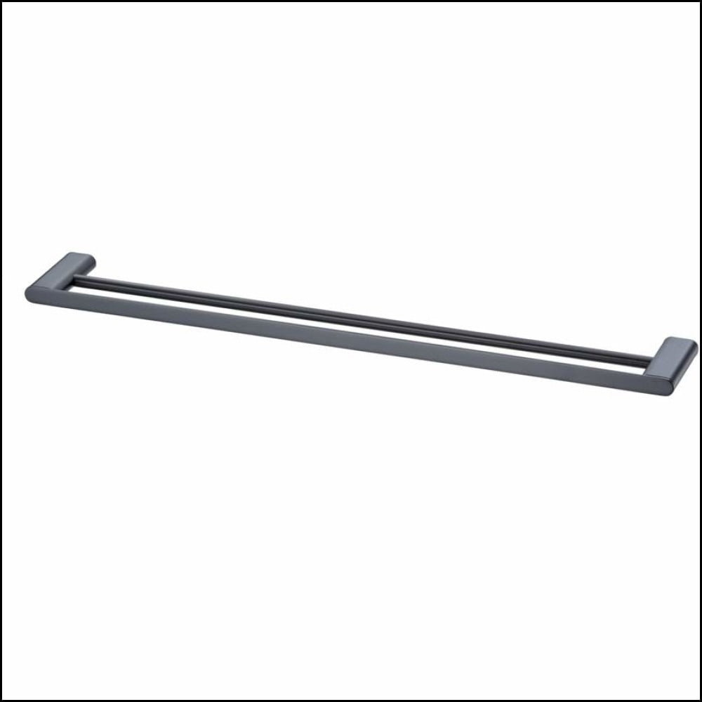 Oliveri Ma830Bc3Mb Madrid Matte Black Double Towel Rail 800Mm Bathroom Accessories