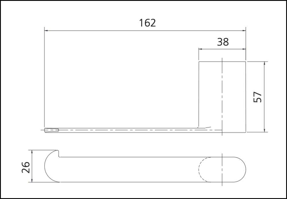 Oliveri Ma855D26Cr Madrid Chrome Toilet Roll Holder Bathroom Accessories
