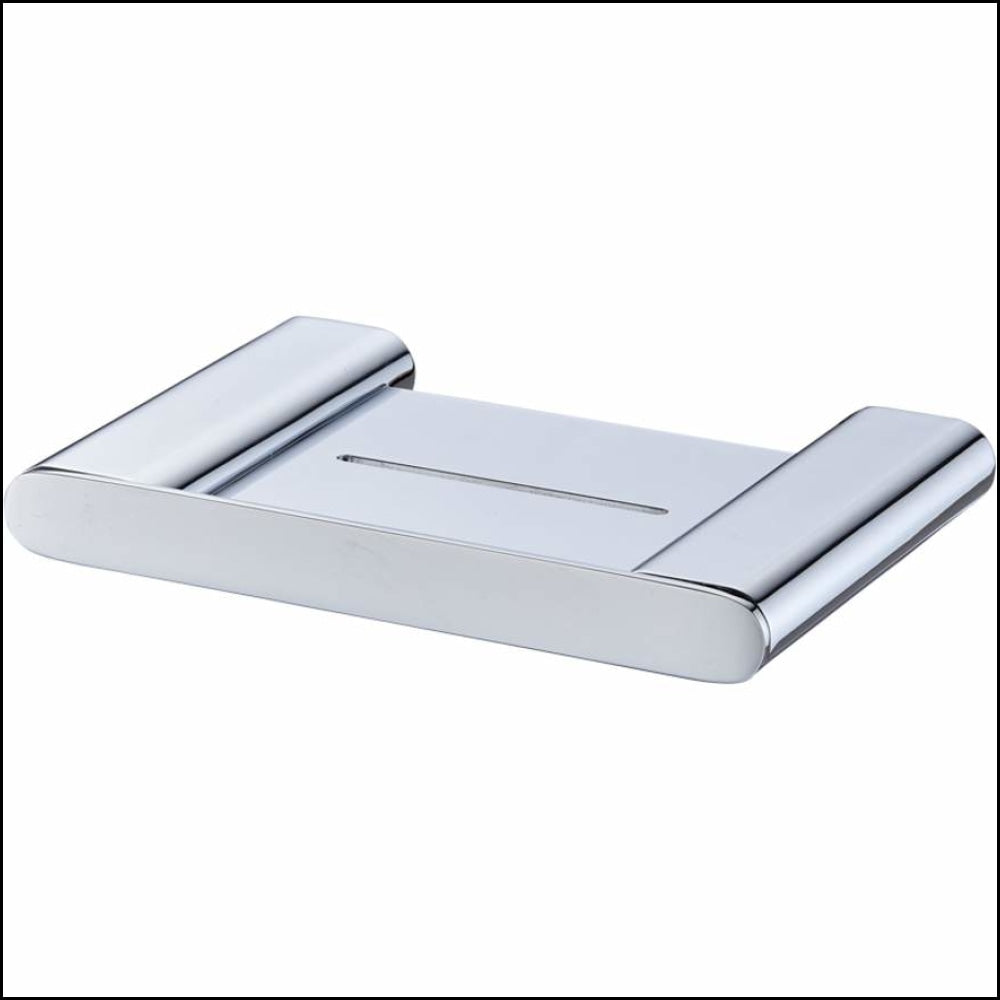 Oliveri Ma859F26Cr Madrid Chrome Soap Holder With Shelf Bathroom Accessories