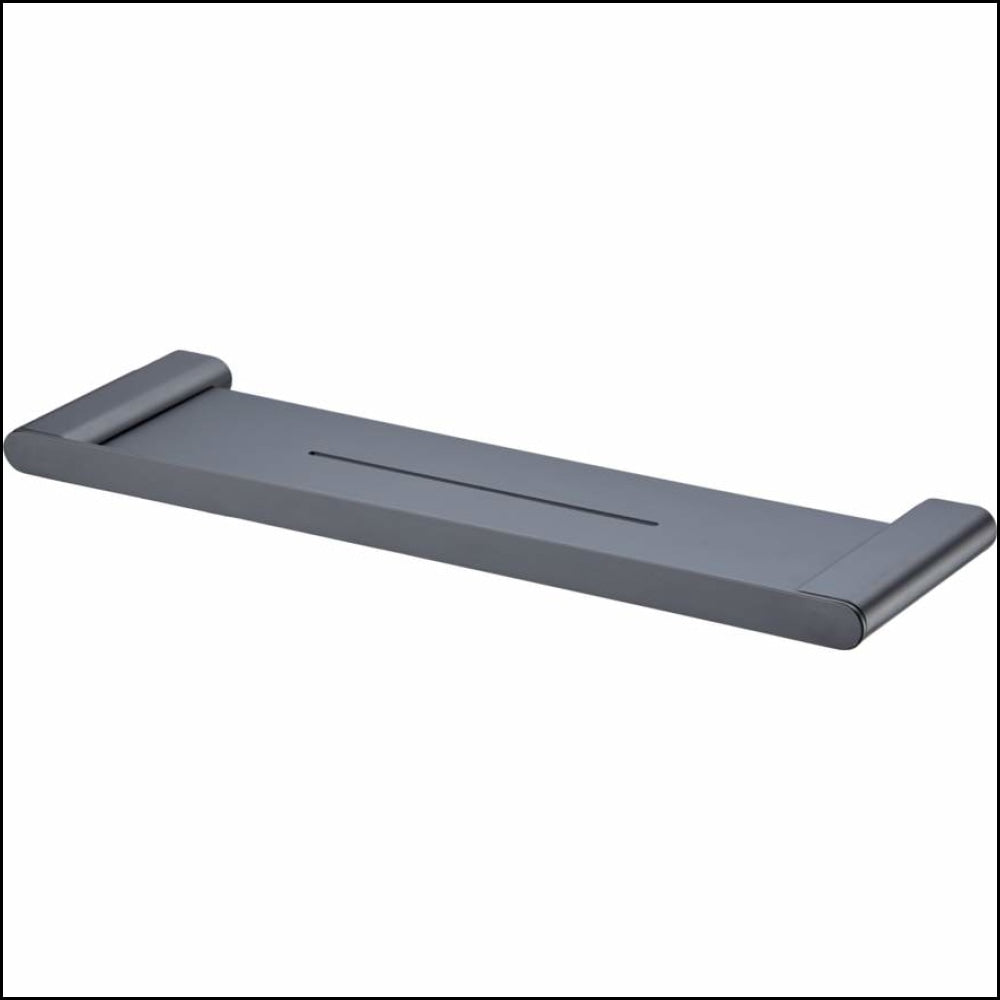 Oliveri Ma891Ac3Mb Madrid Matte Black Metal Shelf 420Mm Bathroom Accessories