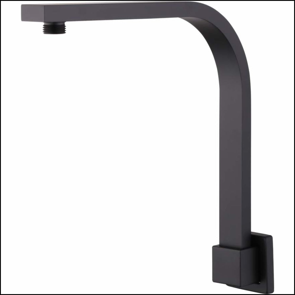 Oliveri Mo0009Mb Monaco Matte Black Raised Wall Mounted Shower Arm Showers