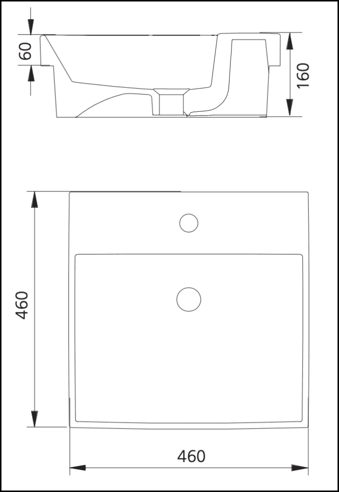 Oliveri Mu7063C Munich Inset Basin Basins