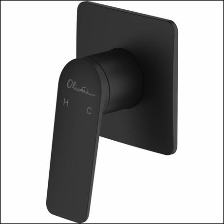Oliveri Pa100516Mb Paris Matte Black Wall Mixer Bathroom Mixers