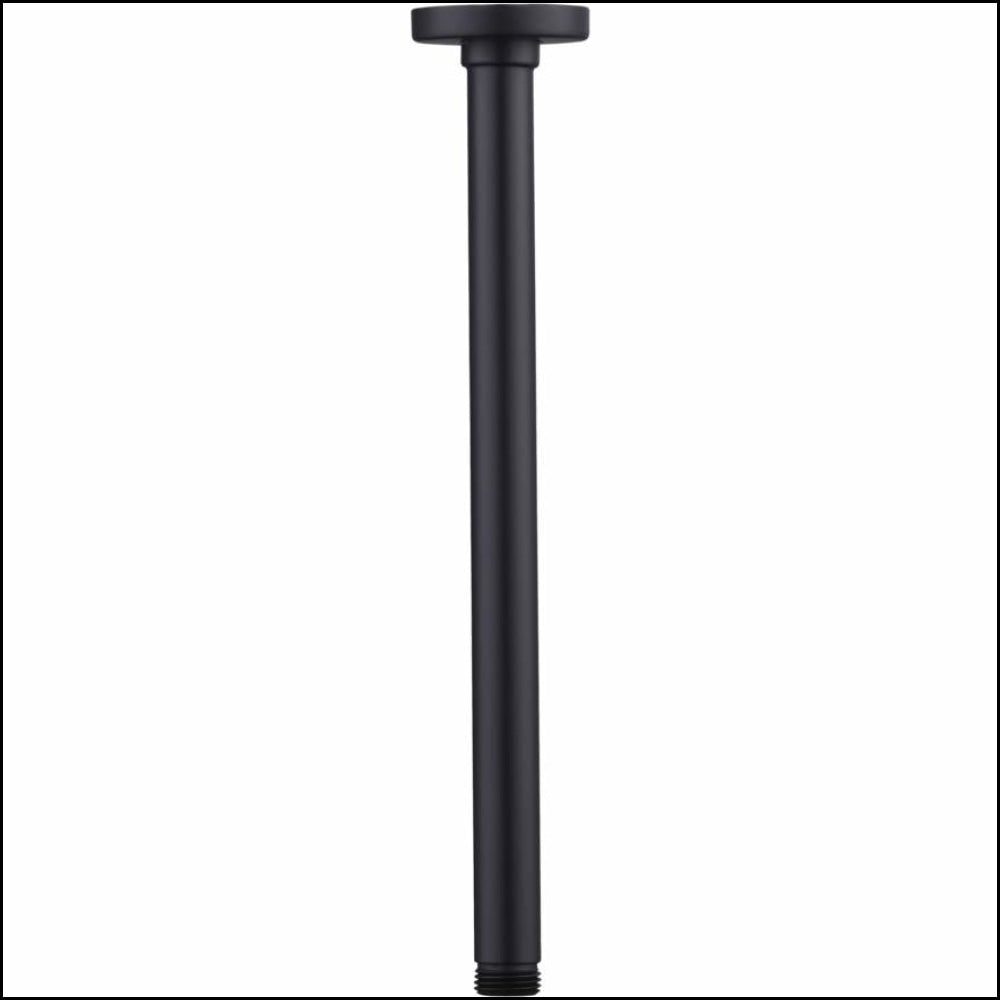 Oliveri Ro15293Mb Rome Matte Black Ceiling Mounted Shower Arm Showers