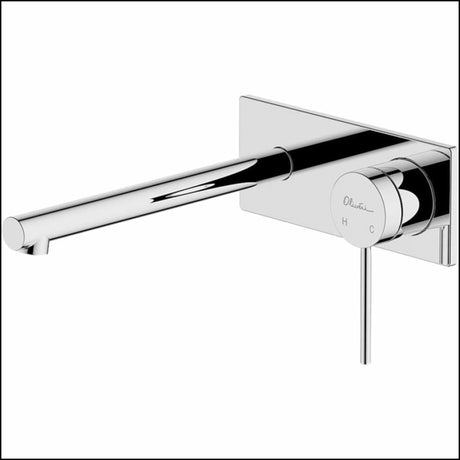 Oliveri Ve108500Cr Venice Chrome Straight Wall Mixer Set Bathroom Mixers