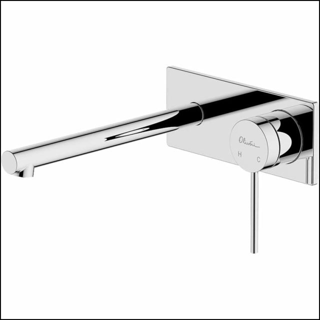 Oliveri Ve108500Cr Venice Chrome Straight Wall Mixer Set Bathroom Mixers