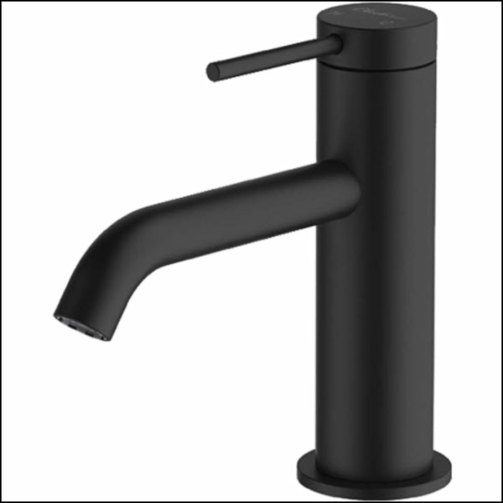 Oliveri Venice Ve103506Mb Matte Black Curved Basin Mixer Mixers