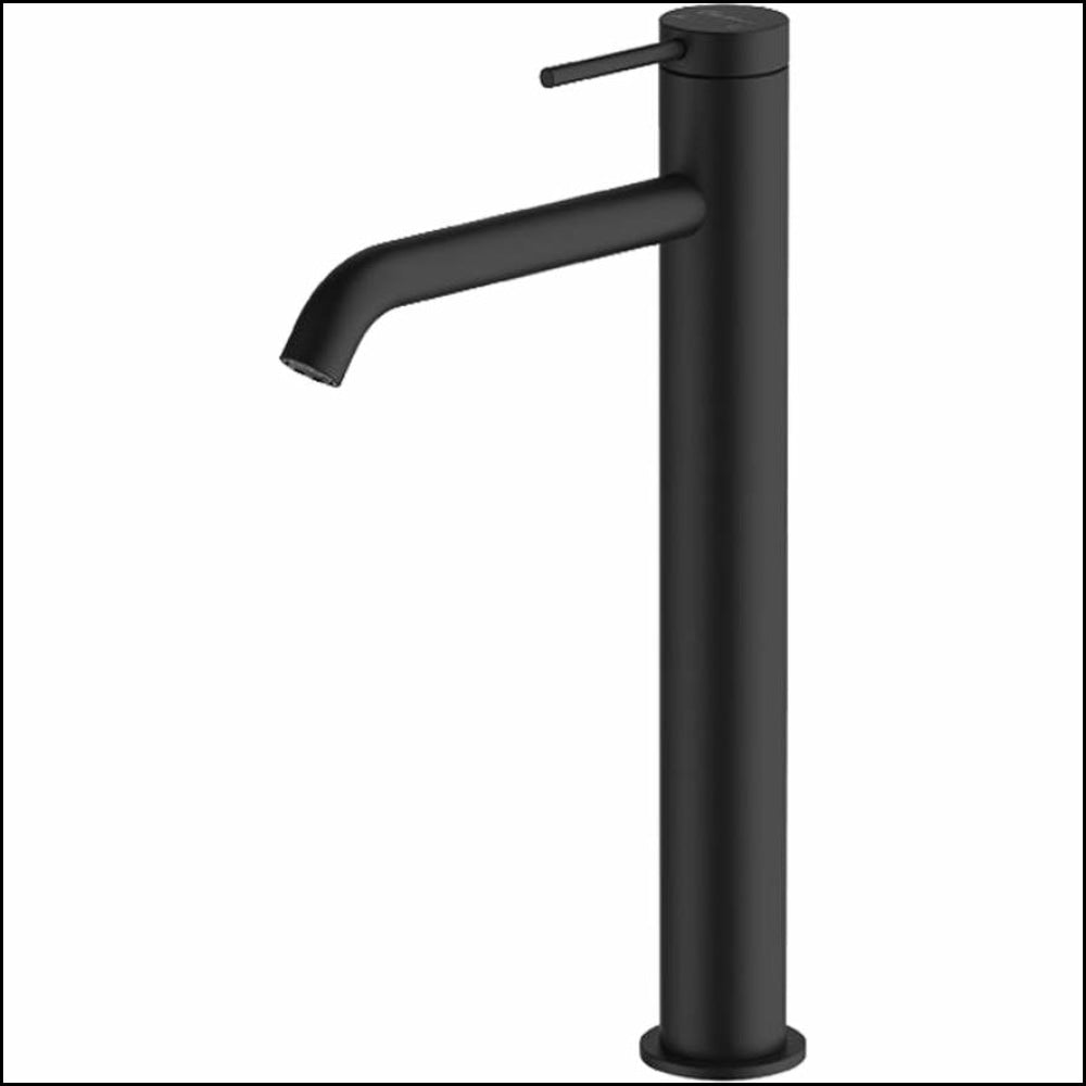 Oliveri Venice Ve104506Mb Curved Matte Black Basin Tower Mixer Mixers