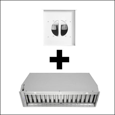Quietair Gqa85Uc 85Cm Remote Fan Motor Undermount Rangehood Off Board Rangehoods