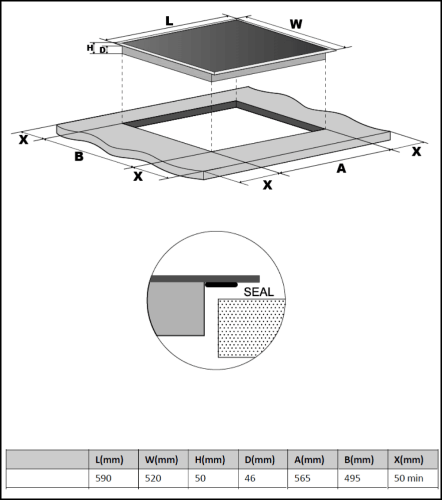 Technika Cfm641-5 60Cm Ceramic Electric Cooktop