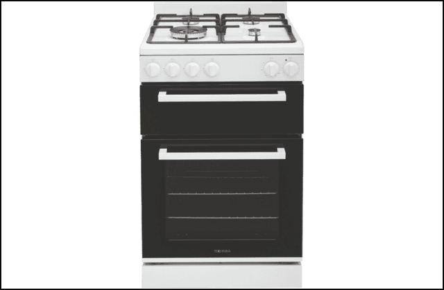 Technika Tfs54Fc-Dgw 54Cm White Gas Upright Cooker Stove