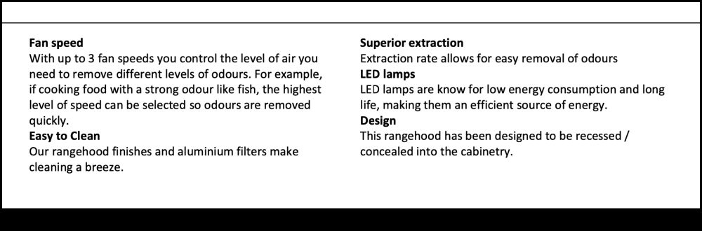 Technika Tur90S 90Cm Stainless Steel Undermount Rangehood Rangehoods