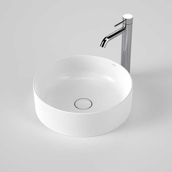 Caroma Liano II 400mm Round Above Counter Basin – White 852500W