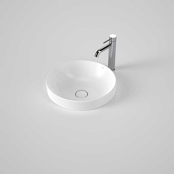Caroma Liano II 400mm Round Inset Basin - White 852400W