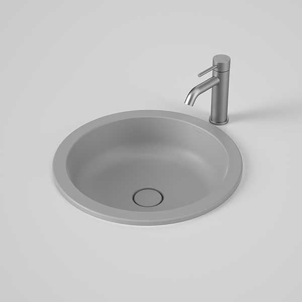 Caroma Liano II 440mm Round Under/Over Counter Basin – Matte Grey 852600MGR