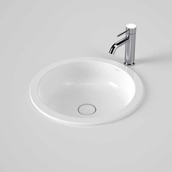 Caroma Liano II 440mm Round Under/Over Counter Basin – White 852600W