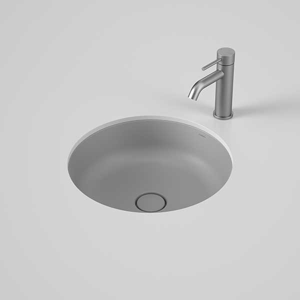 Caroma Liano II 440mm Round Under/Over Counter Basin – Matte Grey 852600MGR