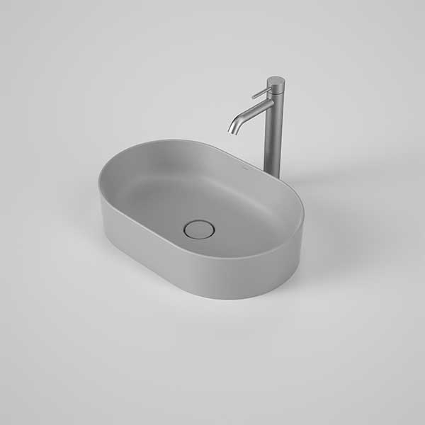 Caroma Liano II 530mm Pill Above Counter Basin Matte Grey 852800MGR
