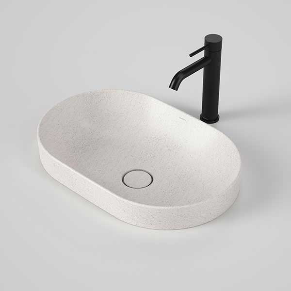 Caroma Liano II 530mm Pill Inset Basin – Matte Speckled 852700MS