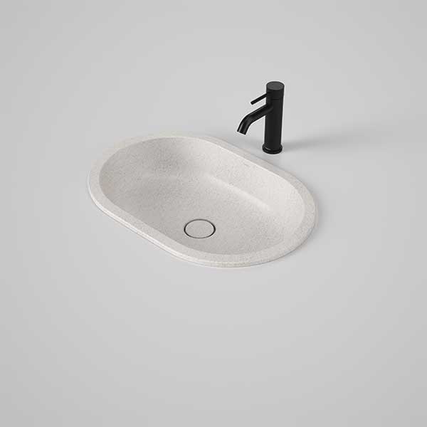 Caroma Liano II 580mm Pill Under/Over Counter Basin – Matte Speckled 852900MS