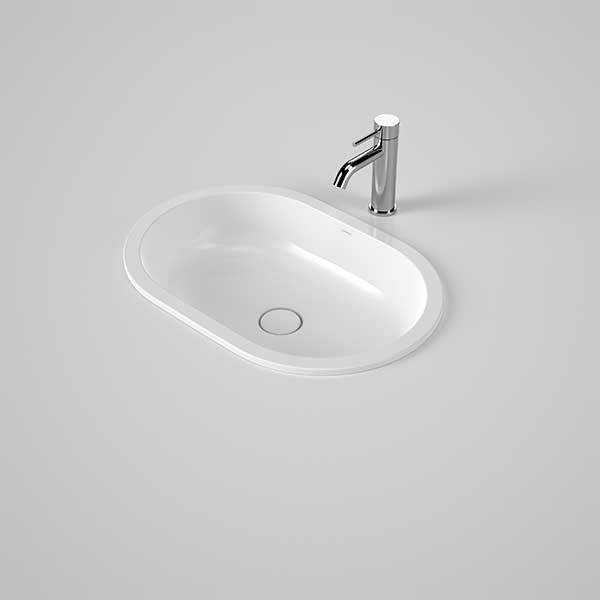 Caroma Liano II 580mm Pill Under/Over Counter Basin – White 852900W