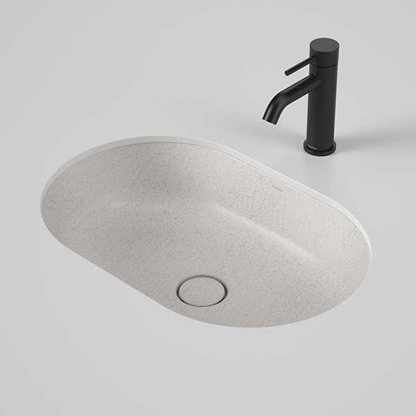 Caroma Liano II 580mm Pill Under/Over Counter Basin – Matte Speckled 852900MS