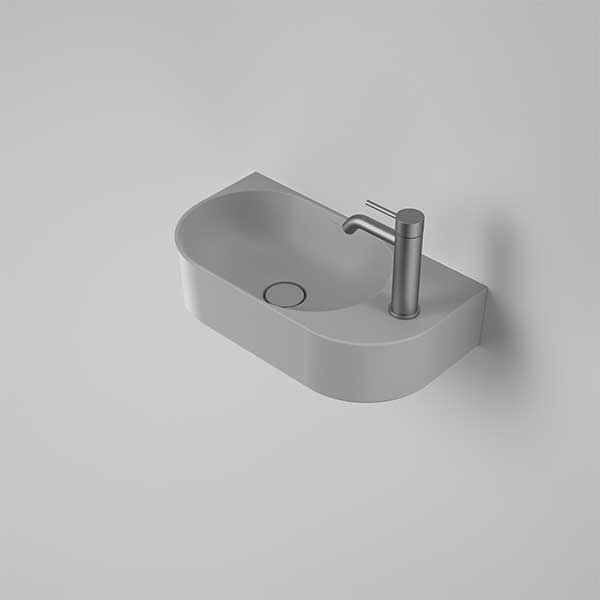 Caroma Liano II Hand Wall Basin Matte Grey 853010MGR